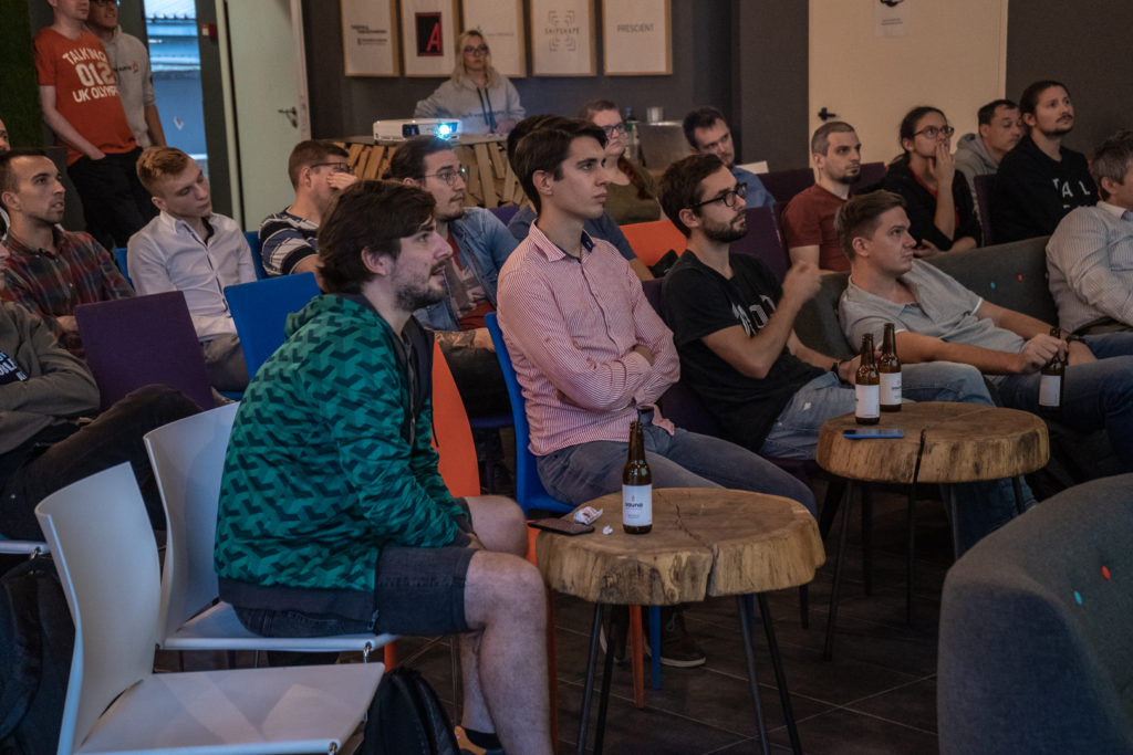 Zagreb tech Sauna audience